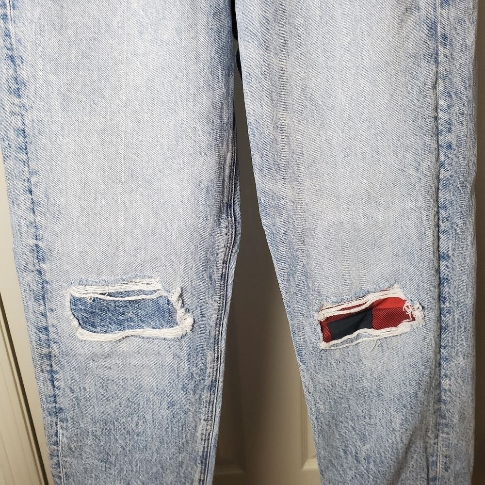 American Eagle Patch Jeans Size 0 Petite - image 5